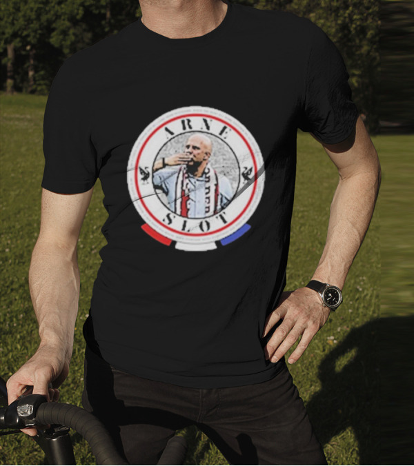 Arne Slot He’s Taken Over Power Iconic Circle Design With Soccer Fan T-Shirt