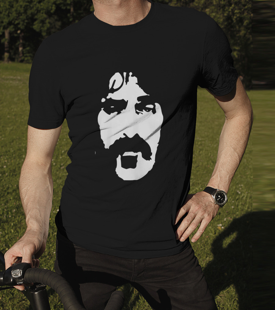 Scott Ritter Frank Zappa Monochrome Face T-Shirt