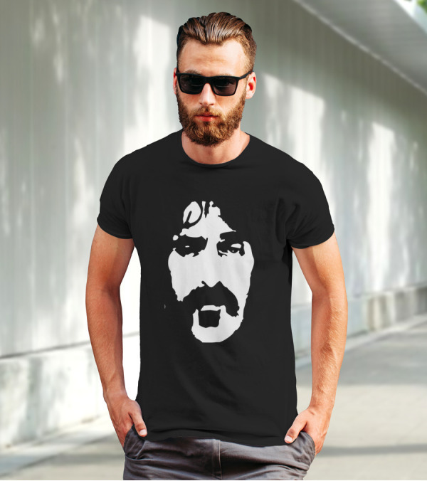 Scott Ritter Frank Zappa Monochrome Face T-Shirt