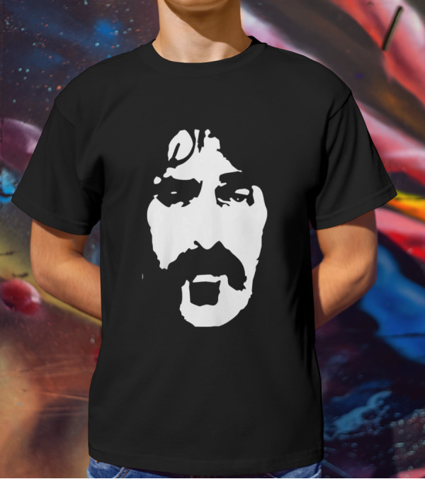 Scott Ritter Frank Zappa Monochrome Face T-Shirt