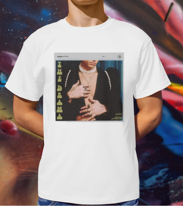 Spencer Sutherland The Drama LP Cover Tattooed Hands And Pearls T-Shirt