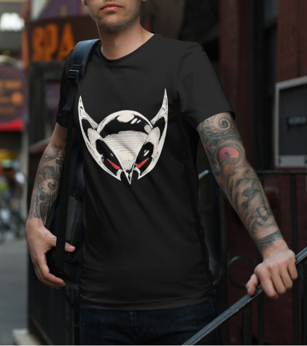 Gerard Way Shadowhawk Helmet Red Eyes T-Shirt