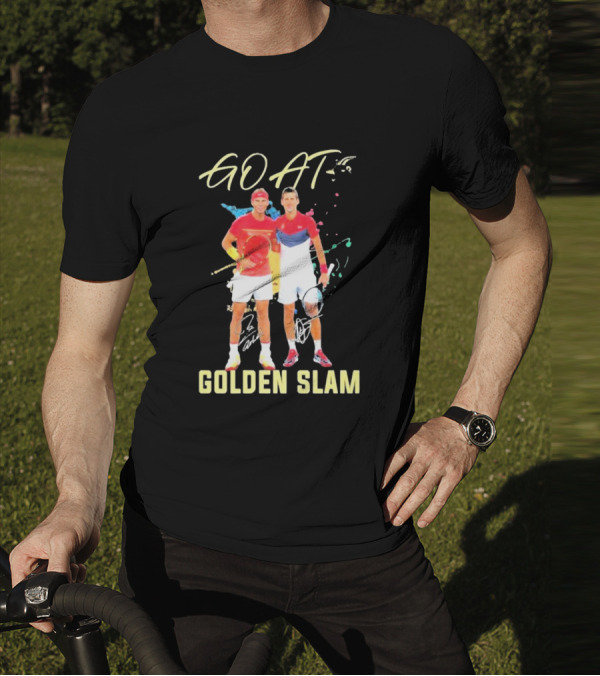 GOAT Golden Slam Tennis Signature T-Shirt