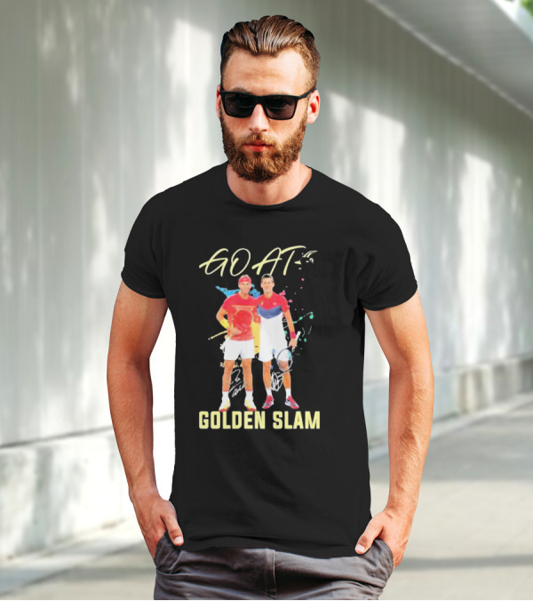 GOAT Golden Slam Tennis Signature T-Shirt