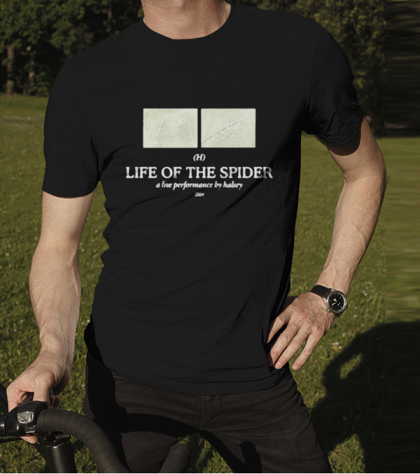 Halsey Updates Life Of The Spider (H) A Live Performance By Halsey T-Shirt