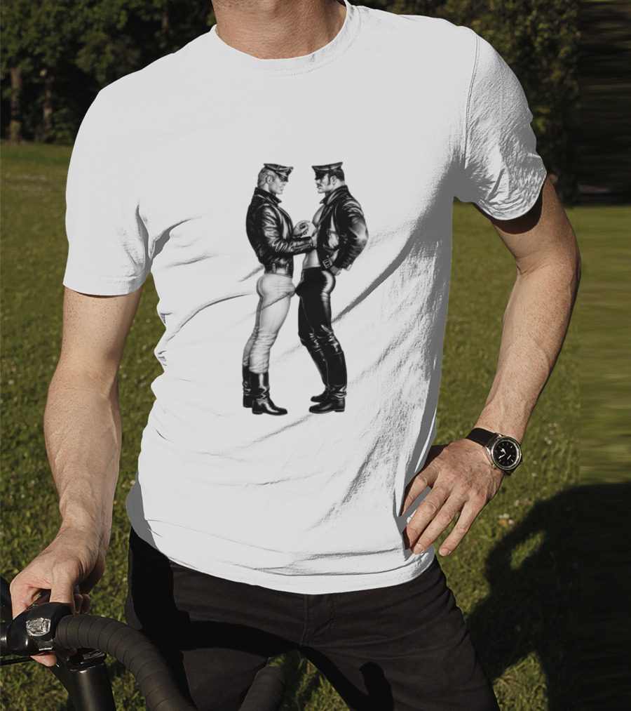Russell Tovey Tom Of Finland Leather Uniform T-Shirt
