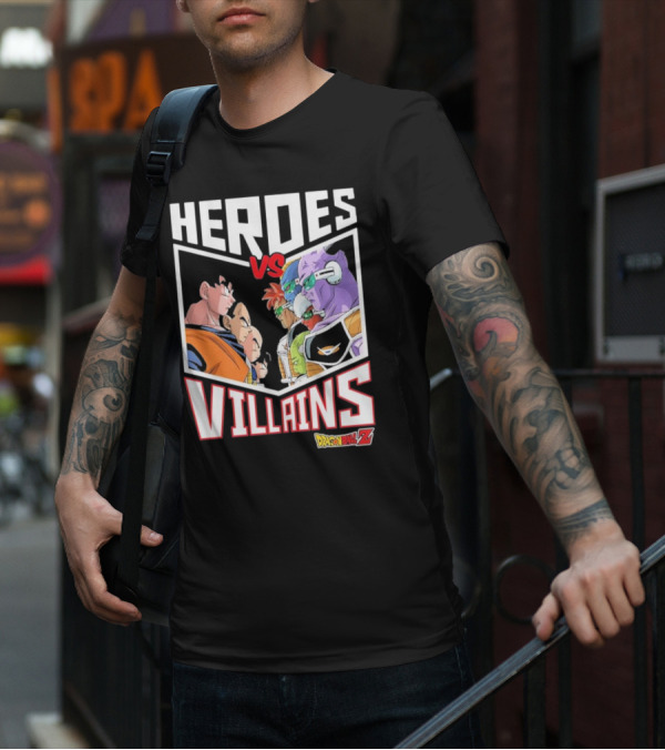 Heroes Vs. Villains DRAGON BALL Z Youth BIOWORLD T-Shirt