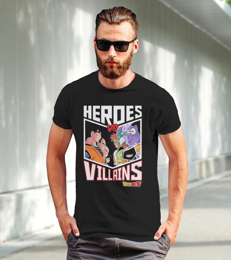 Heroes Vs. Villains DRAGON BALL Z Youth BIOWORLD T-Shirt