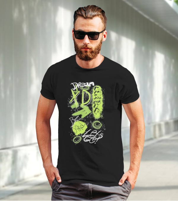 Dream XD Be Kind Let's Go Graffiti T-Shirt