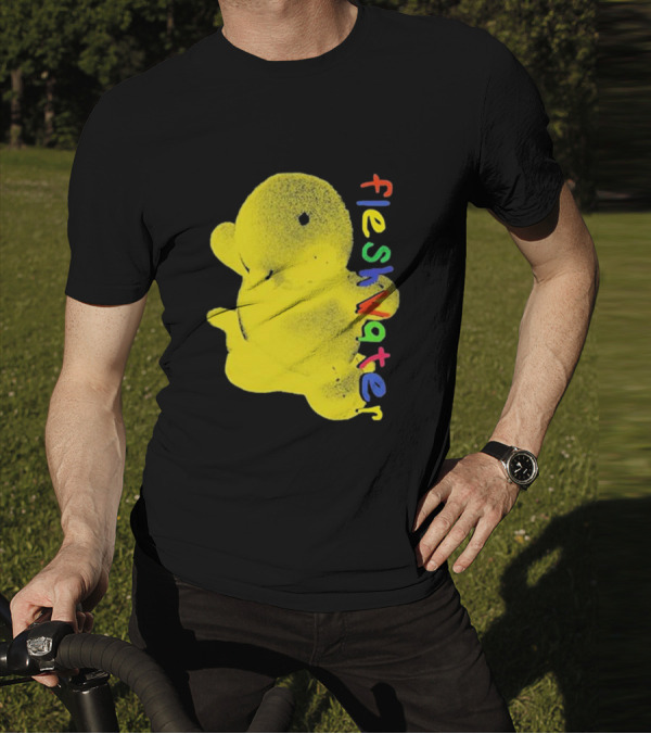 Fleshwater Colorful Text Yellow Ducky T-Shirt