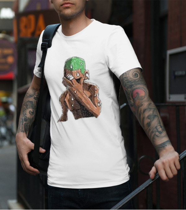 Frank Ocean Blonde Album Green Hair Iconic Cover T-Shirt