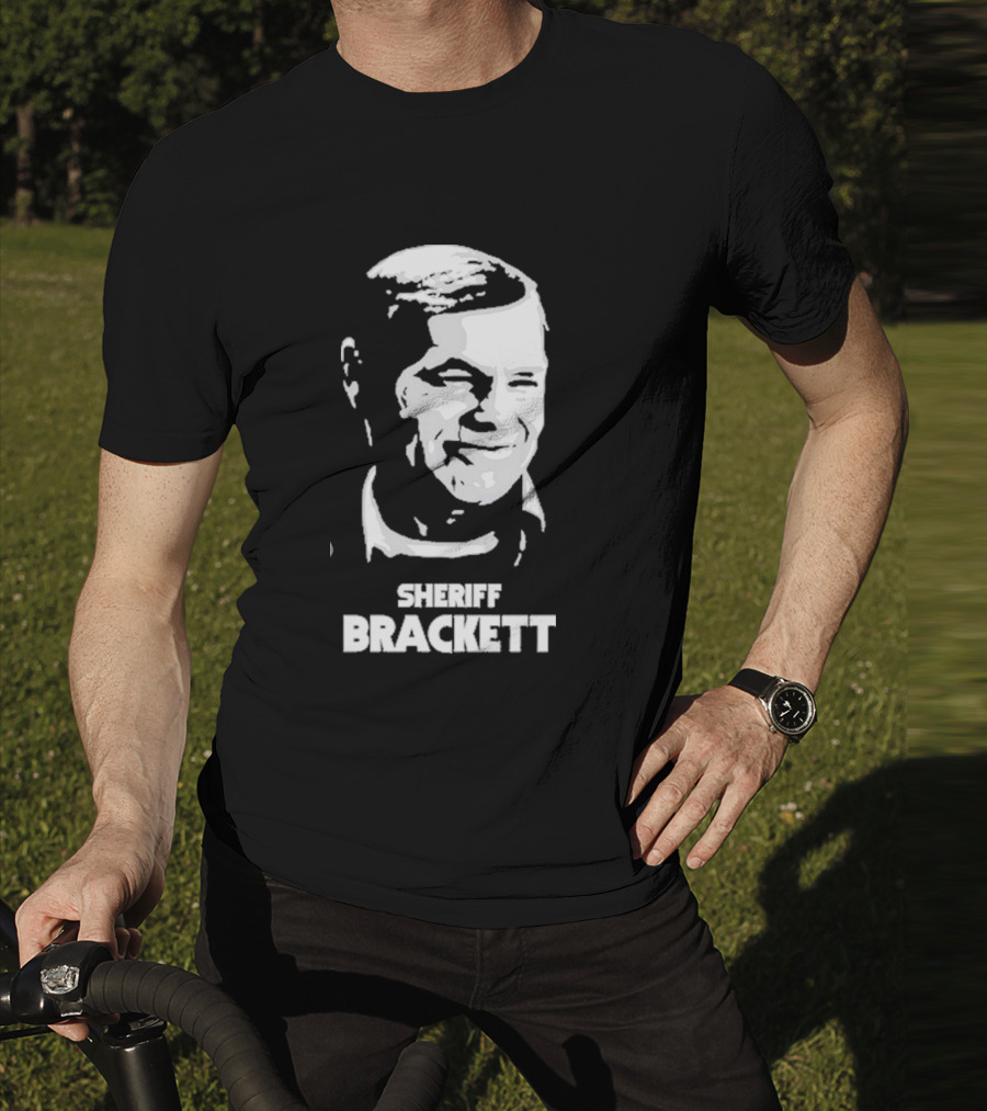 Sheriff Brackett Fright Rags Monochrome T-Shirt