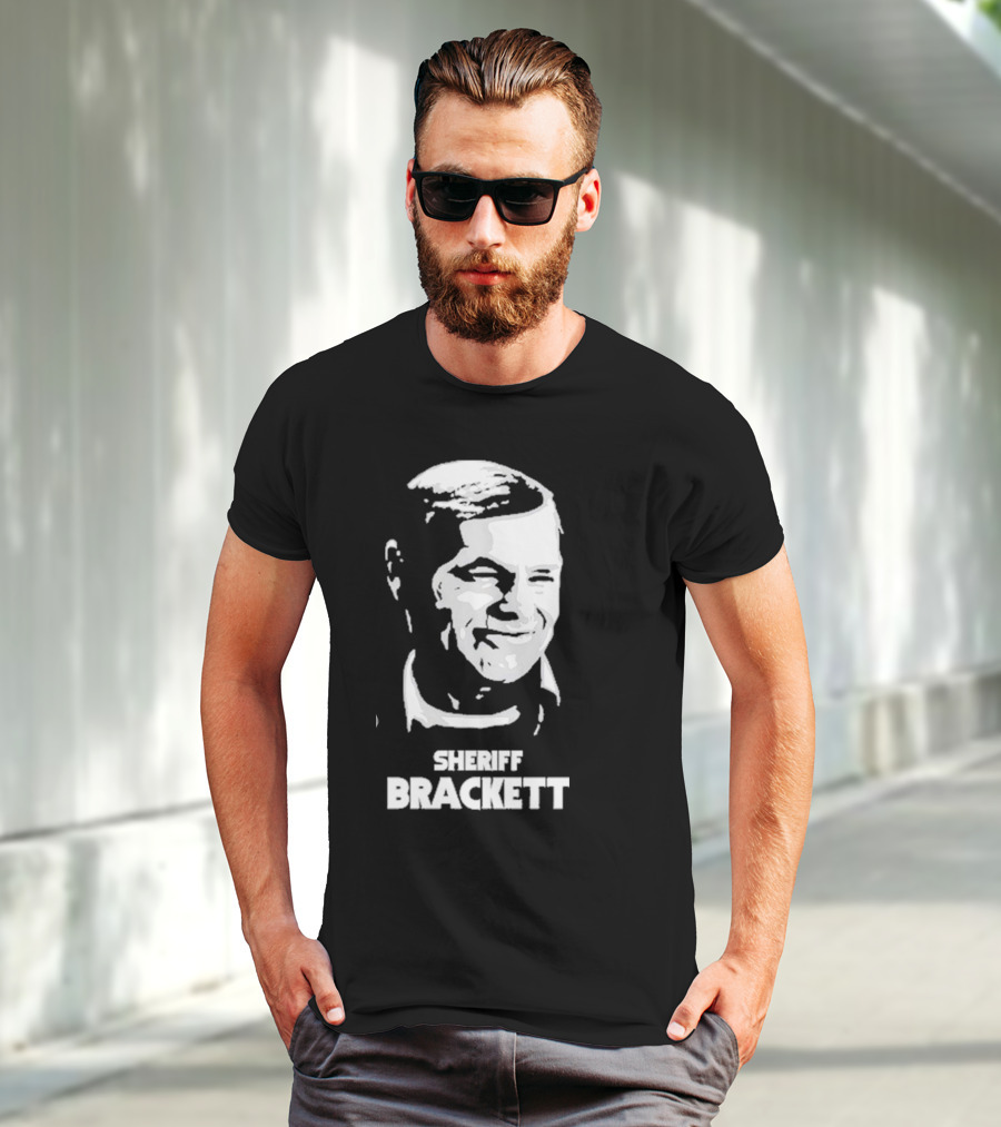 Sheriff Brackett Fright Rags Monochrome T-Shirt