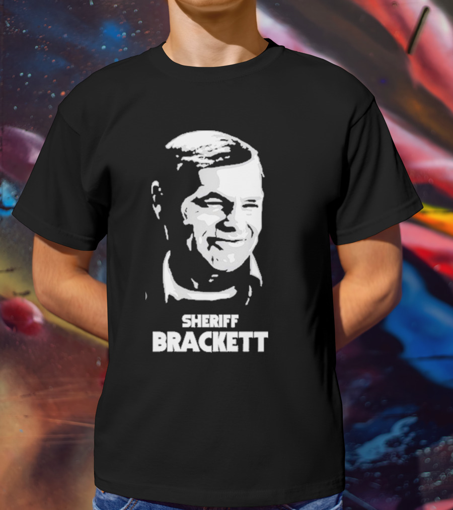 Sheriff Brackett Fright Rags Monochrome T-Shirt