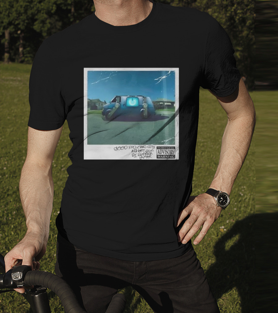 Funnyahhtees Good Kid M.A.A.D City Reboot Van Parental Advisory Kendrick Lamar T-Shirt