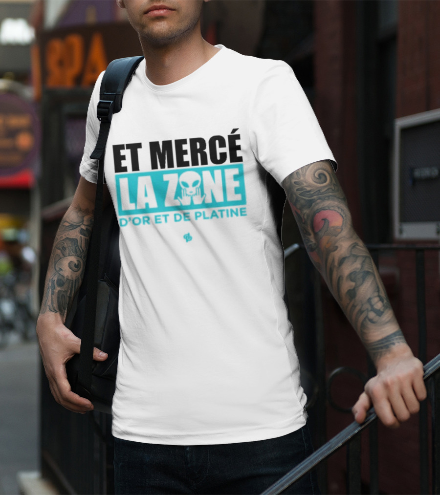 Et Mercé La Zone D'or Et De Platine Alien T-Shirt