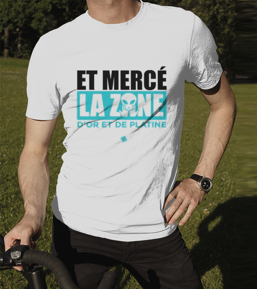 Et Mercé La Zone D'or Et De Platine Alien T-Shirt