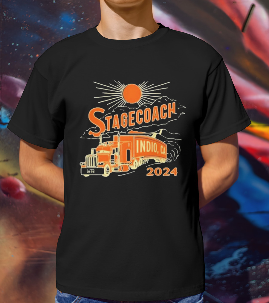 Stagecoach Indio CA Truck T-Shirt