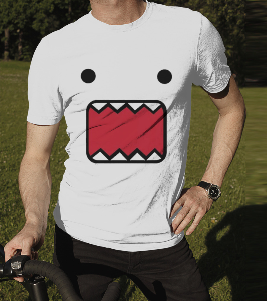 Mamono World Nostalgia Domo Kun Face T-Shirt