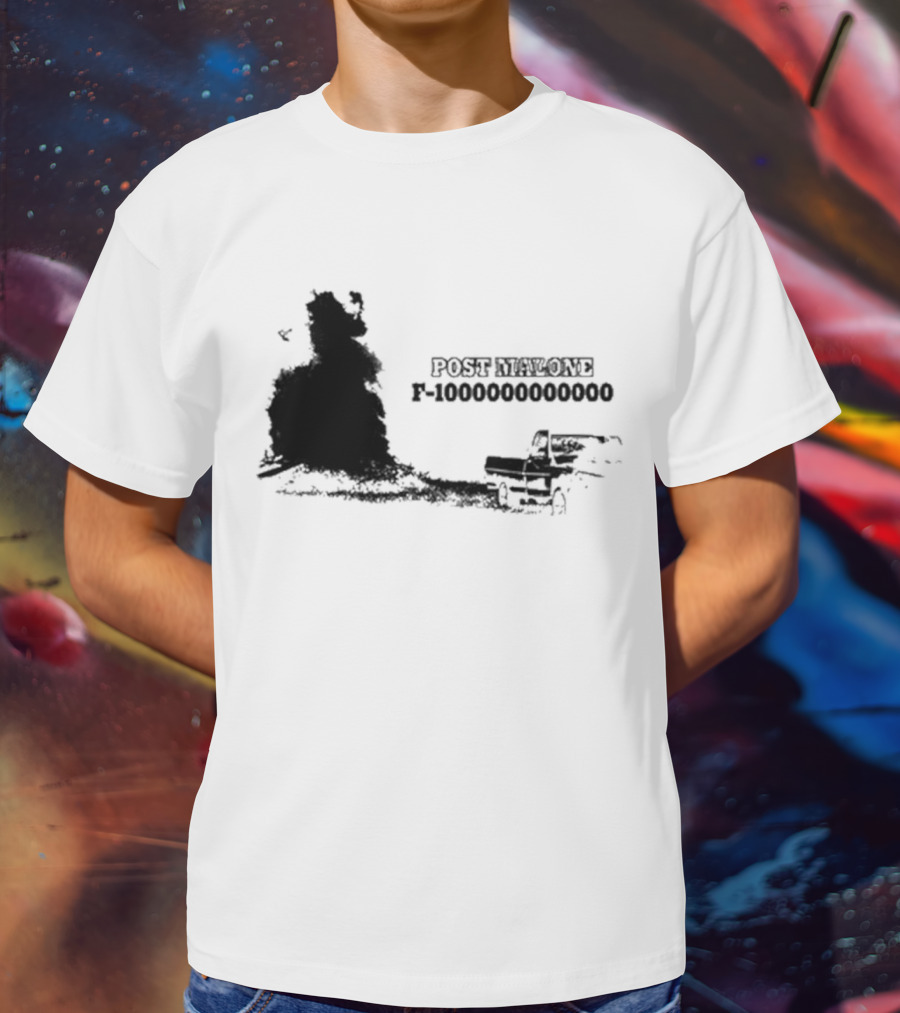 Post Malone F-1000000000000 Yellow Truck Scene T-Shirt