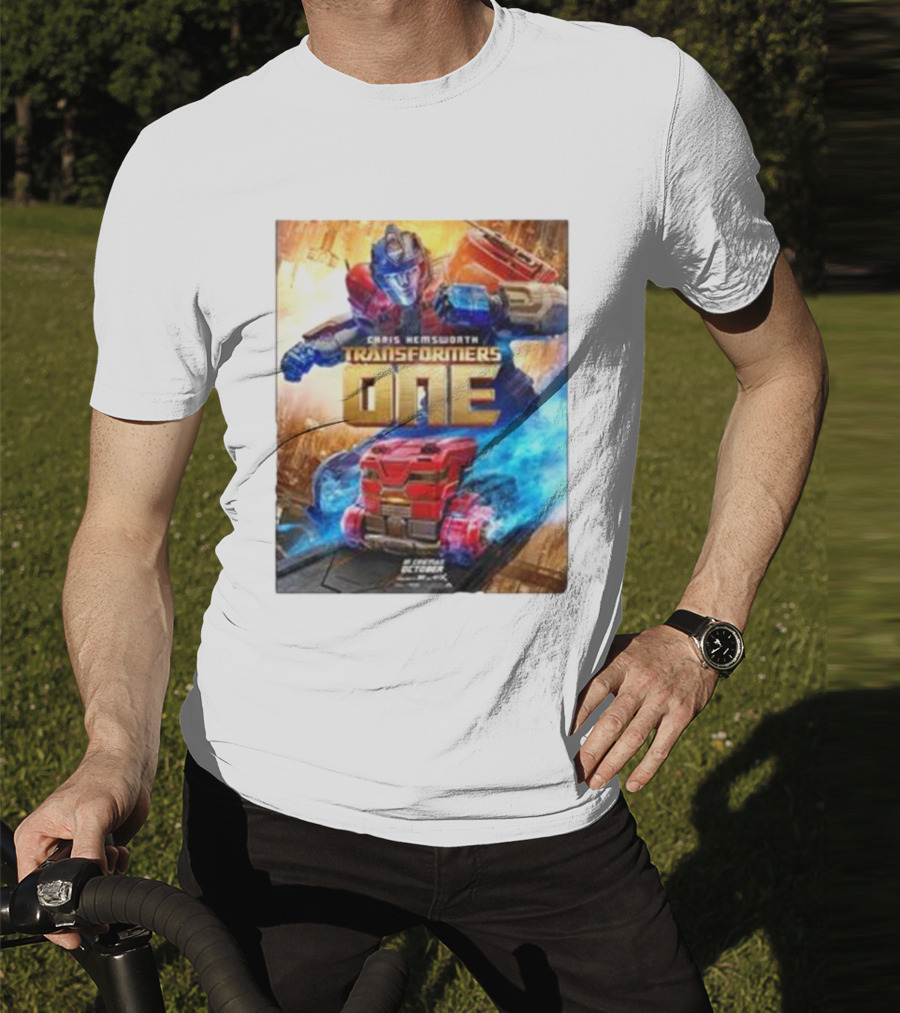 Chris Hemsworth Transformers One Robots Not In Disguise Merchandise T-Shirt