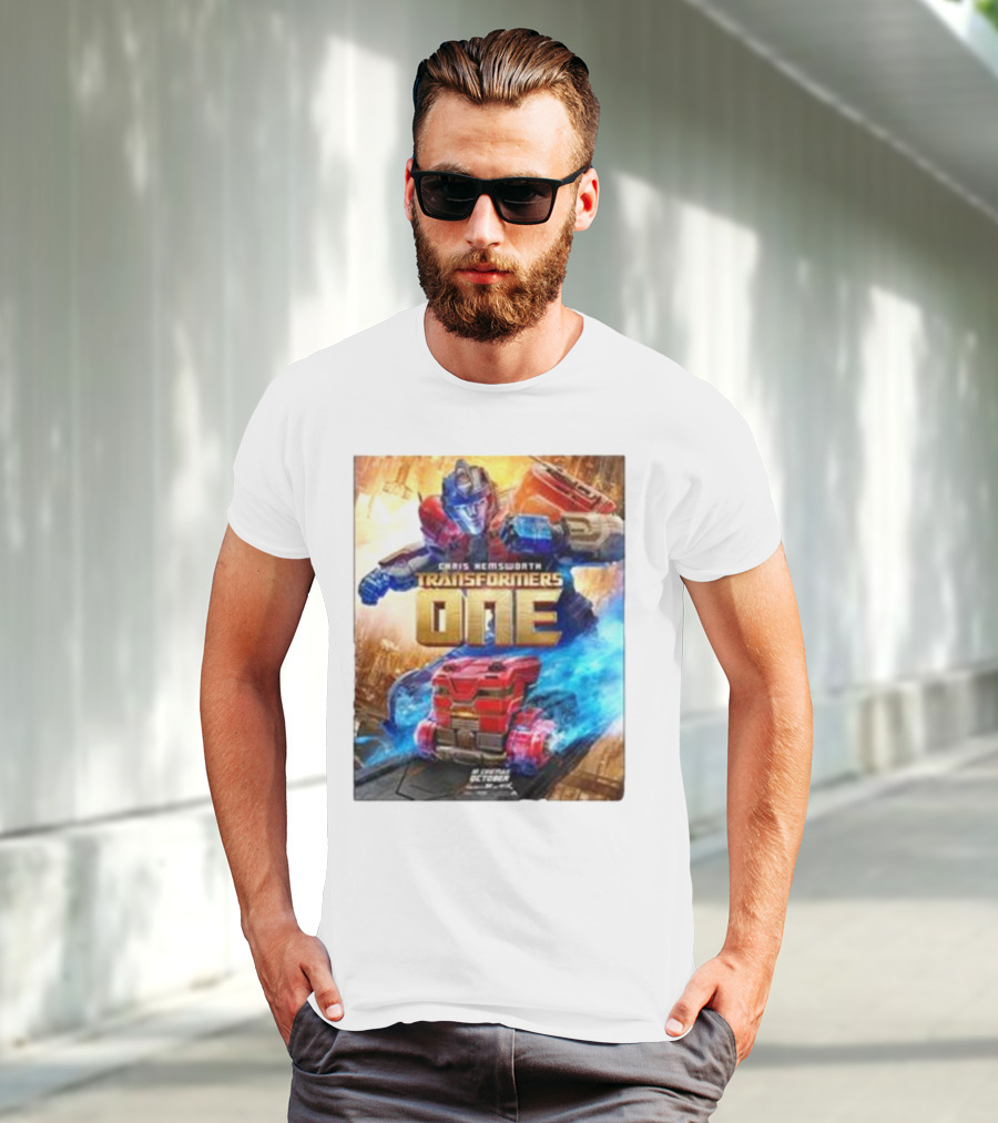 Chris Hemsworth Transformers One Robots Not In Disguise Merchandise T-Shirt