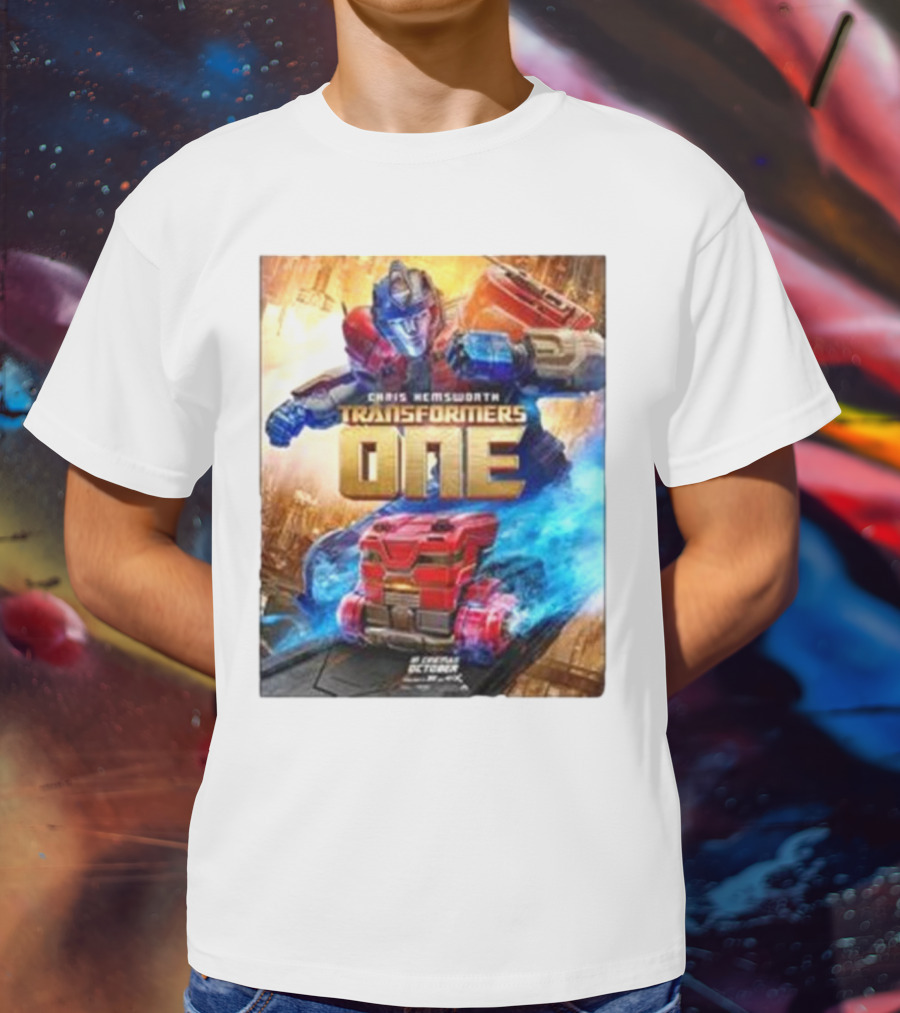 Chris Hemsworth Transformers One Robots Not In Disguise Merchandise T-Shirt