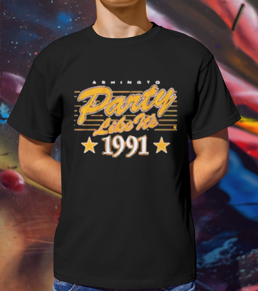 Washington Football Party Like It’s 1991 Classic Fan T-Shirt