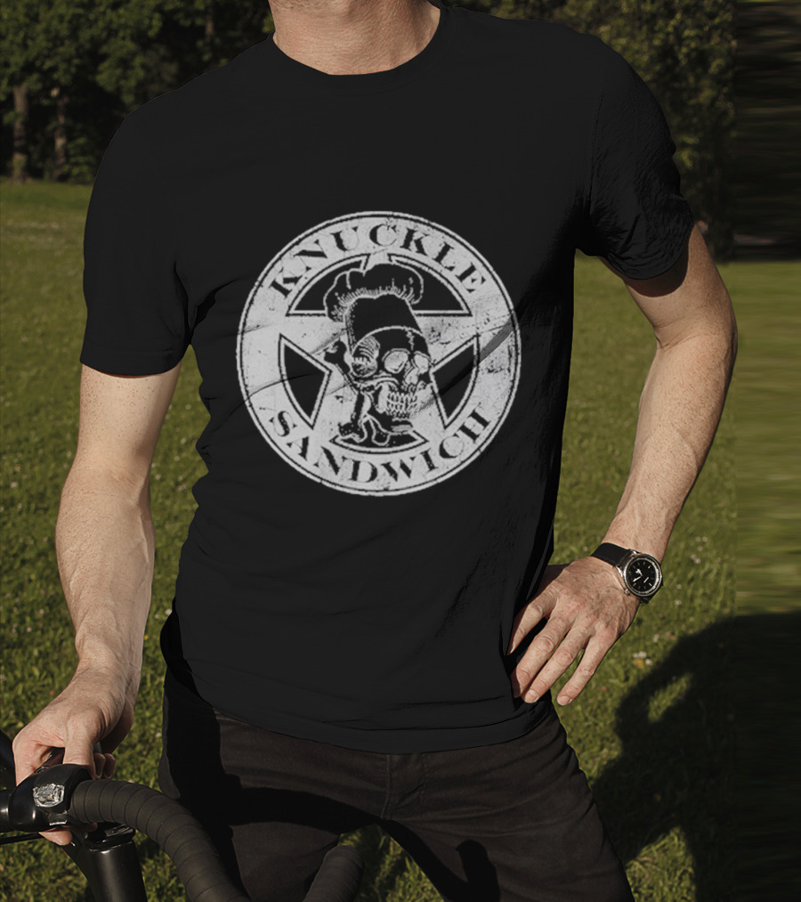 Guy Fieri Knuckle Sandwich Skull T-Shirt