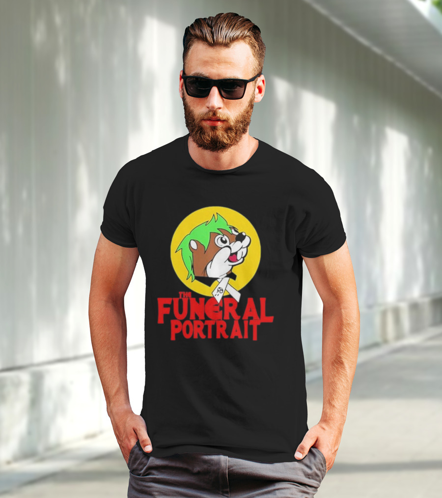 The Funeral Portrait Cartoon Mascot Circle T-Shirt