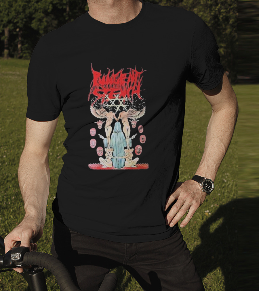 Pungent Stench Smut Kingdom Faces Angelic Figures And Mask Icons T-Shirt