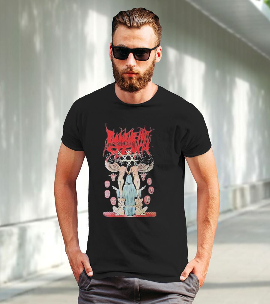 Pungent Stench Smut Kingdom Faces Angelic Figures And Mask Icons T-Shirt