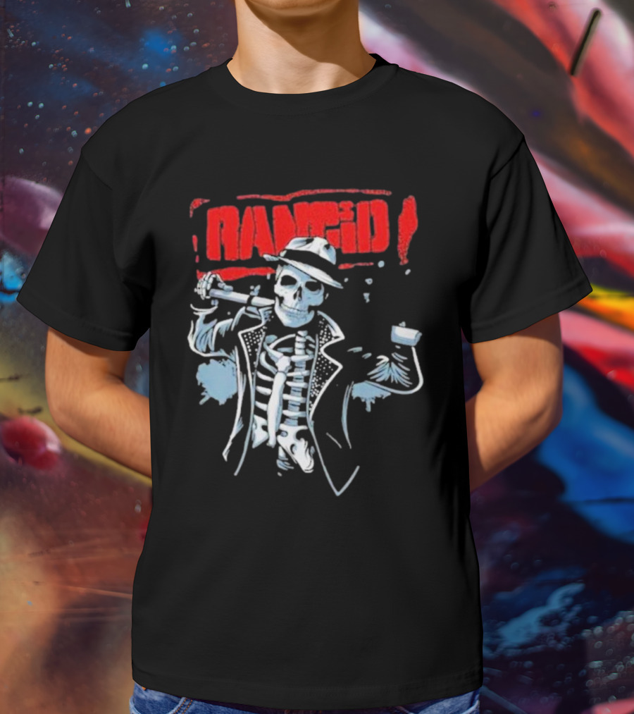 Rancid Bo Knows Skele Tim North America Tour T-Shirt