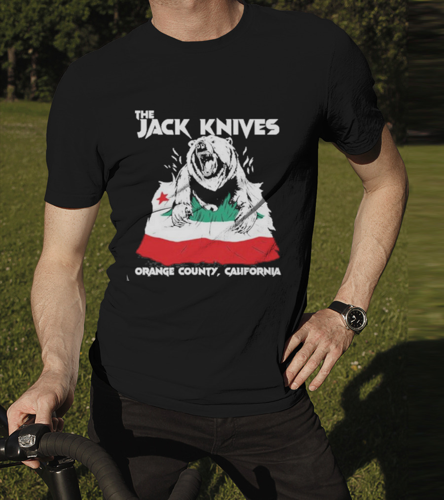 The Jack Knives Bear Orange County California T-Shirt