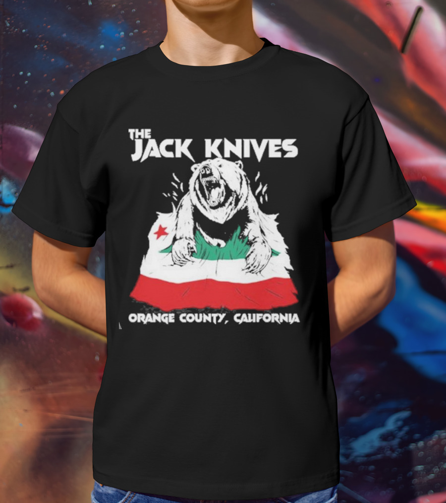 The Jack Knives Bear Orange County California T-Shirt
