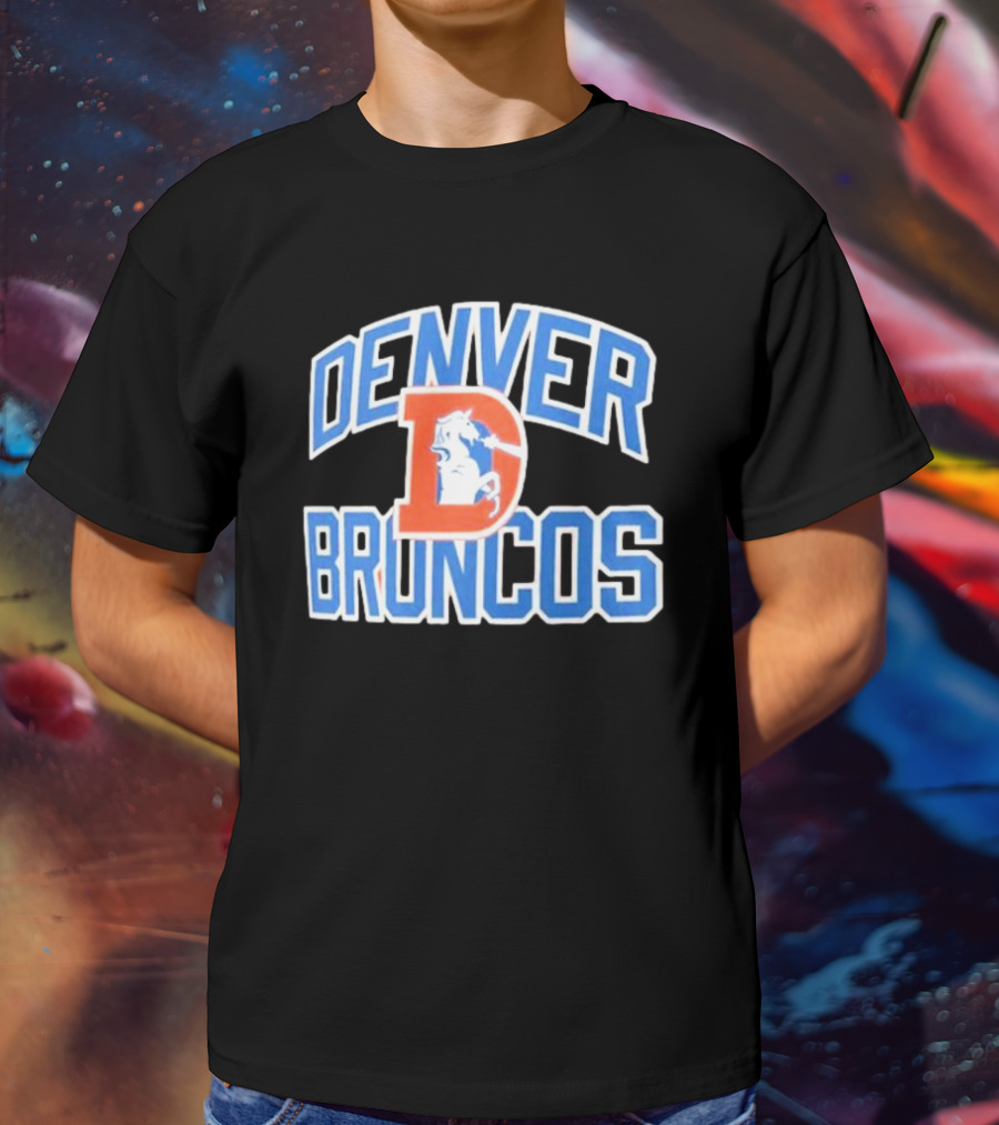 Denver Broncos Retro D Emblem T-Shirt