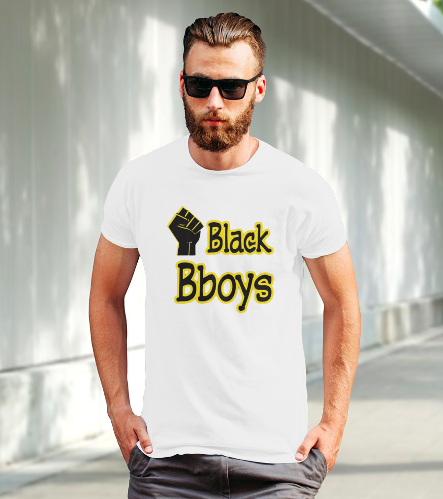 Destroy Quietly Black Bboys Fist T-Shirt