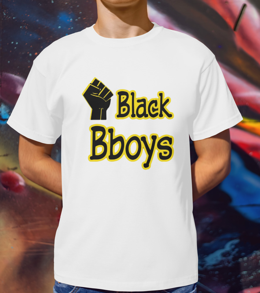 Destroy Quietly Black Bboys Fist T-Shirt