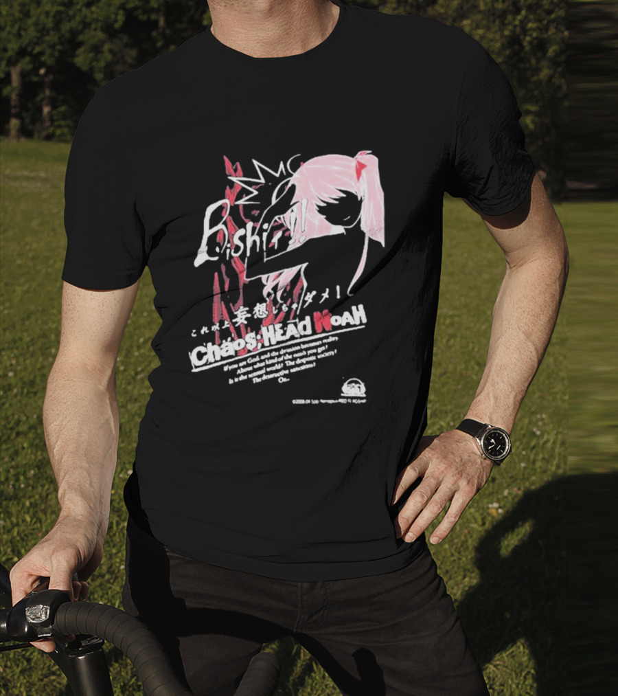 Chaos Head Noah Bishōjo Anime Waifu Manga Styling T-Shirt