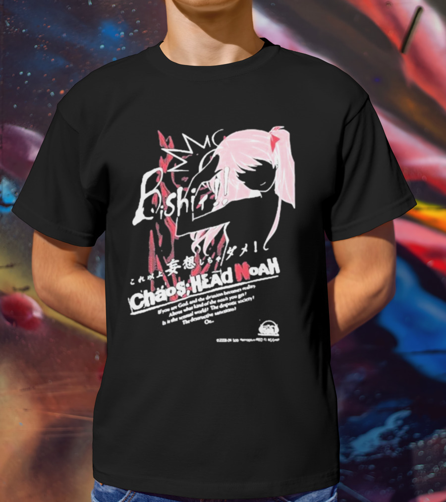 Chaos Head Noah Bishōjo Anime Waifu Manga Styling T-Shirt