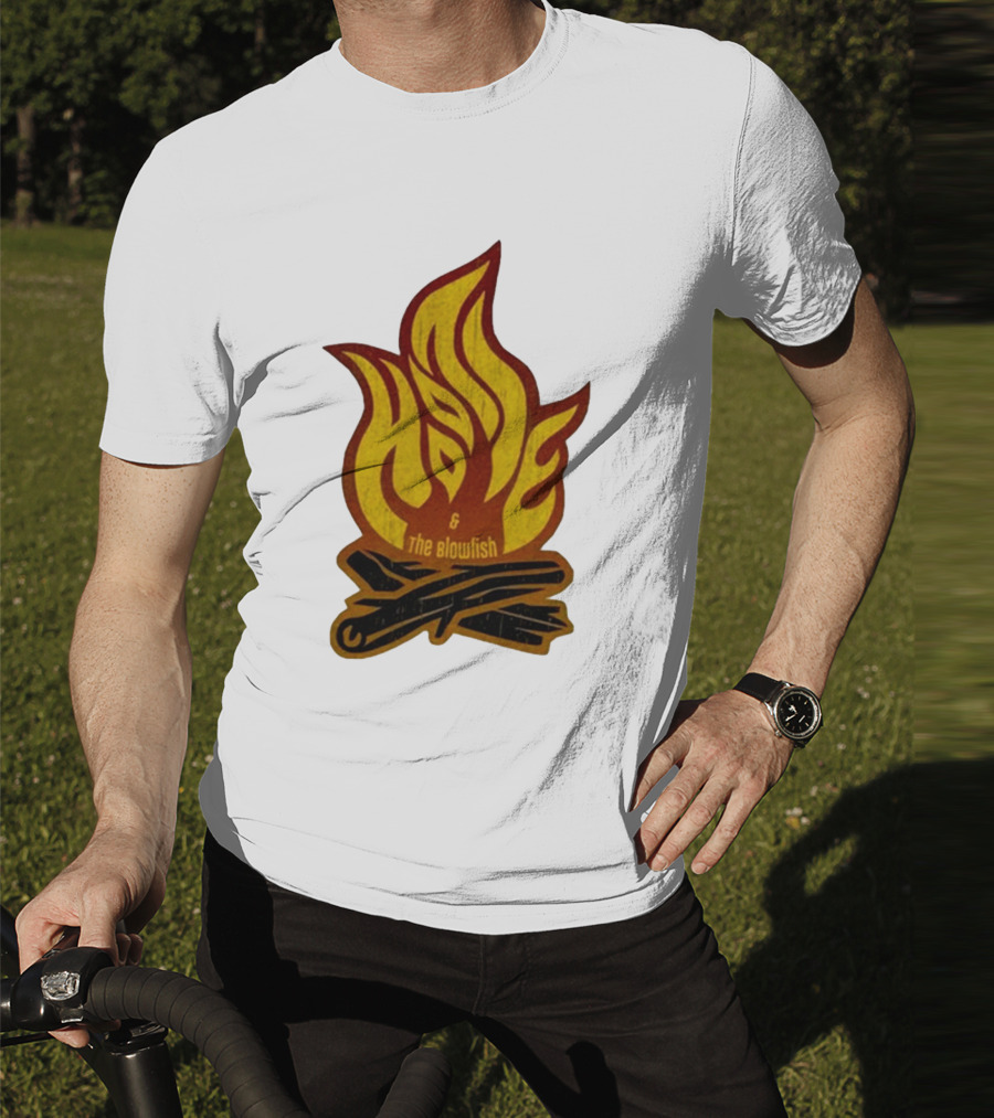 Hootie And The Blowfish Campfire Flame Logs T-Shirt