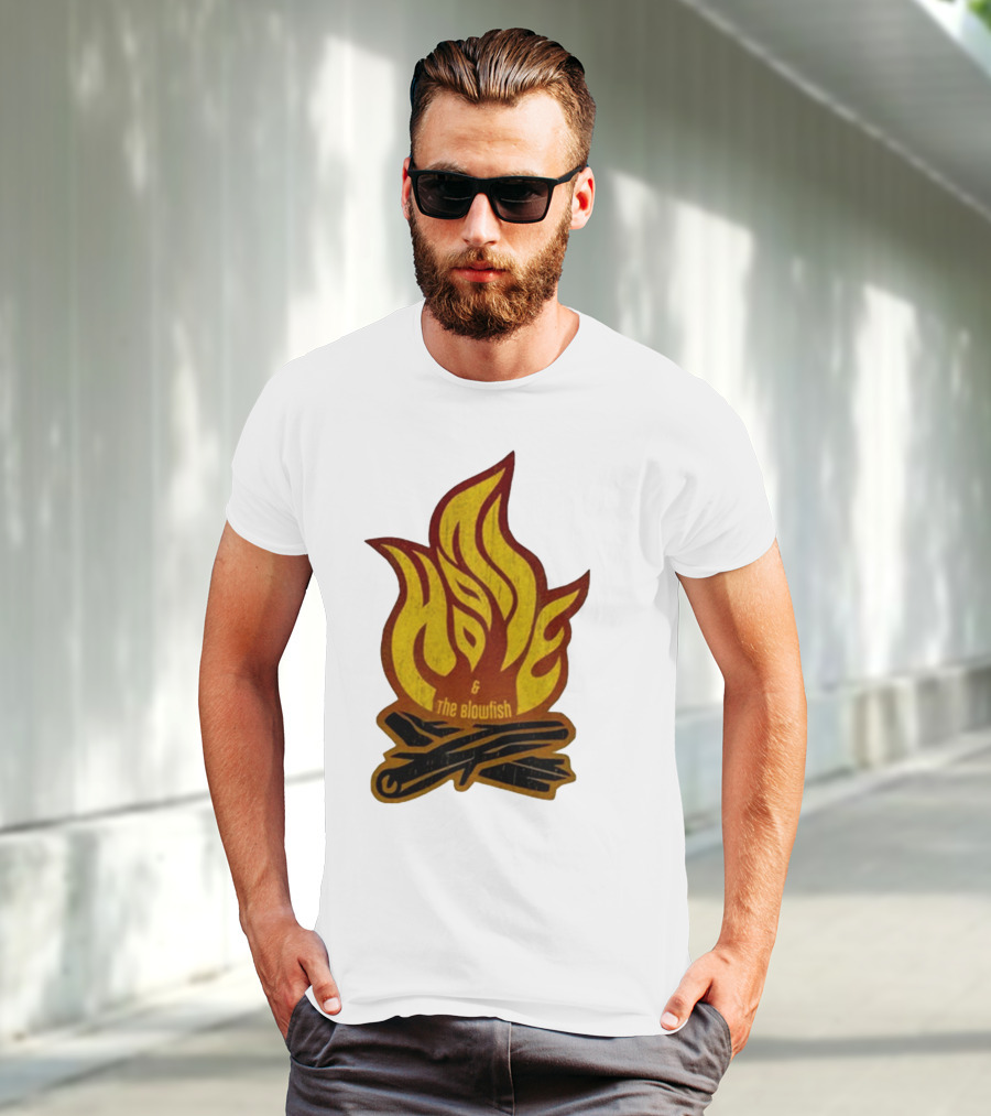 Hootie And The Blowfish Campfire Flame Logs T-Shirt