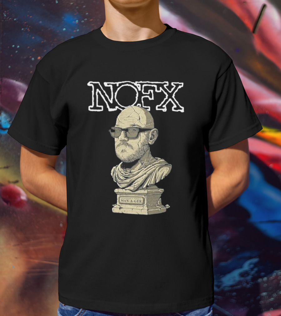 NOFX Concert Bust Graphic At Burton Cummings Theatre Winnipeg August 15 T-Shirt