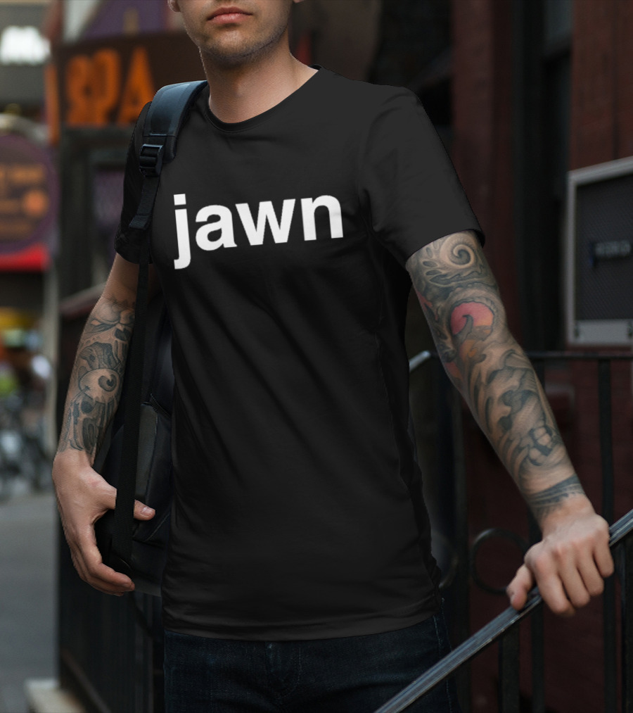 Phillygoat Helvetica Jawn Classic Text Philadelphia Slang T-Shirt