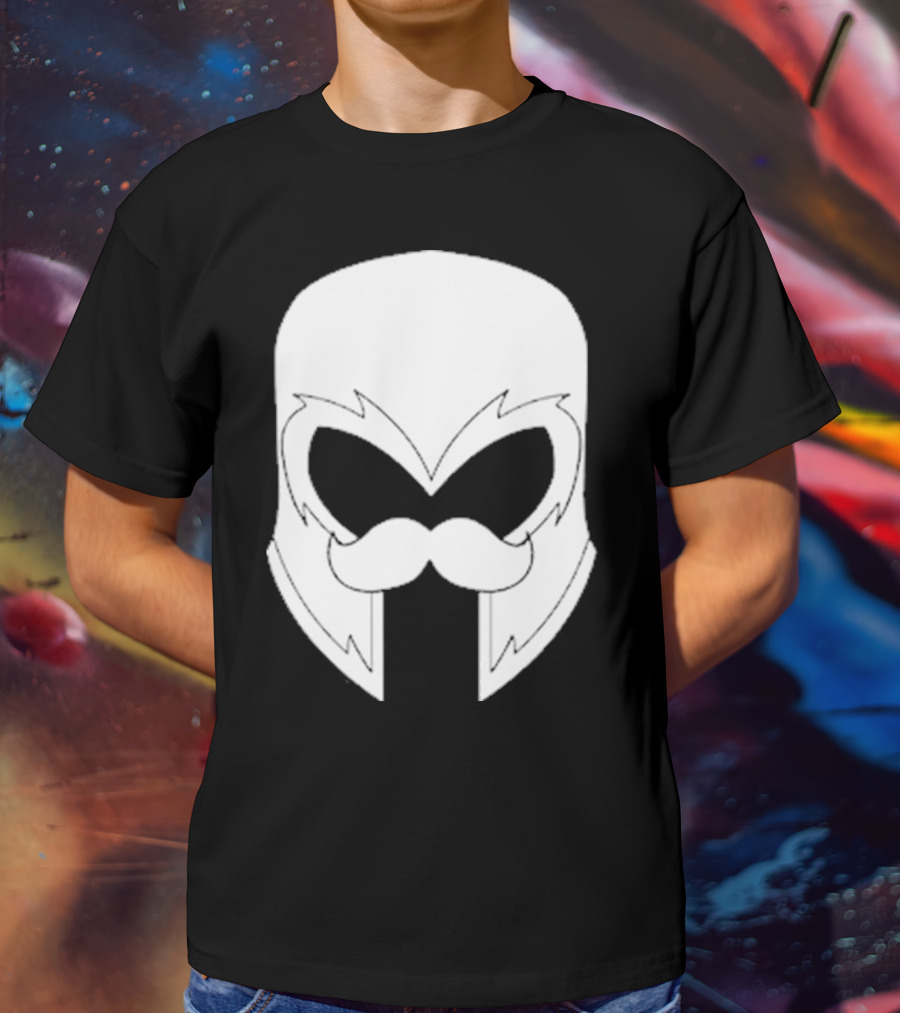 Remix’D Curleh Mustache Wolverine Mask T-Shirt