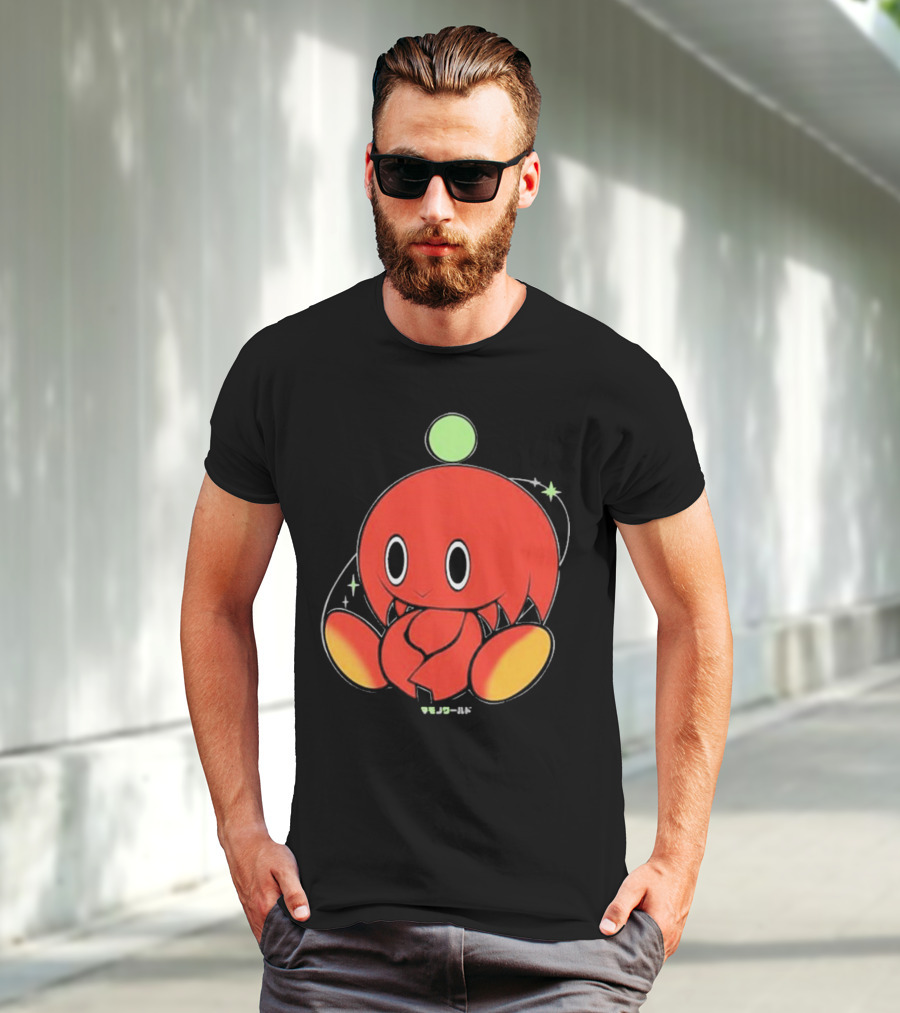 Chuckles Knuckles Chao Red Character With Green Ball T-Shirt