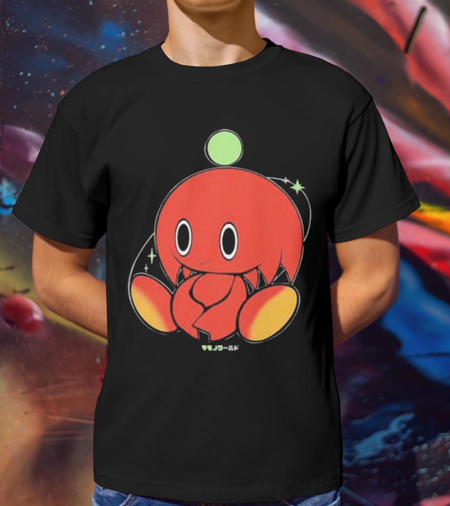 Chuckles Knuckles Chao Red Character With Green Ball T-Shirt
