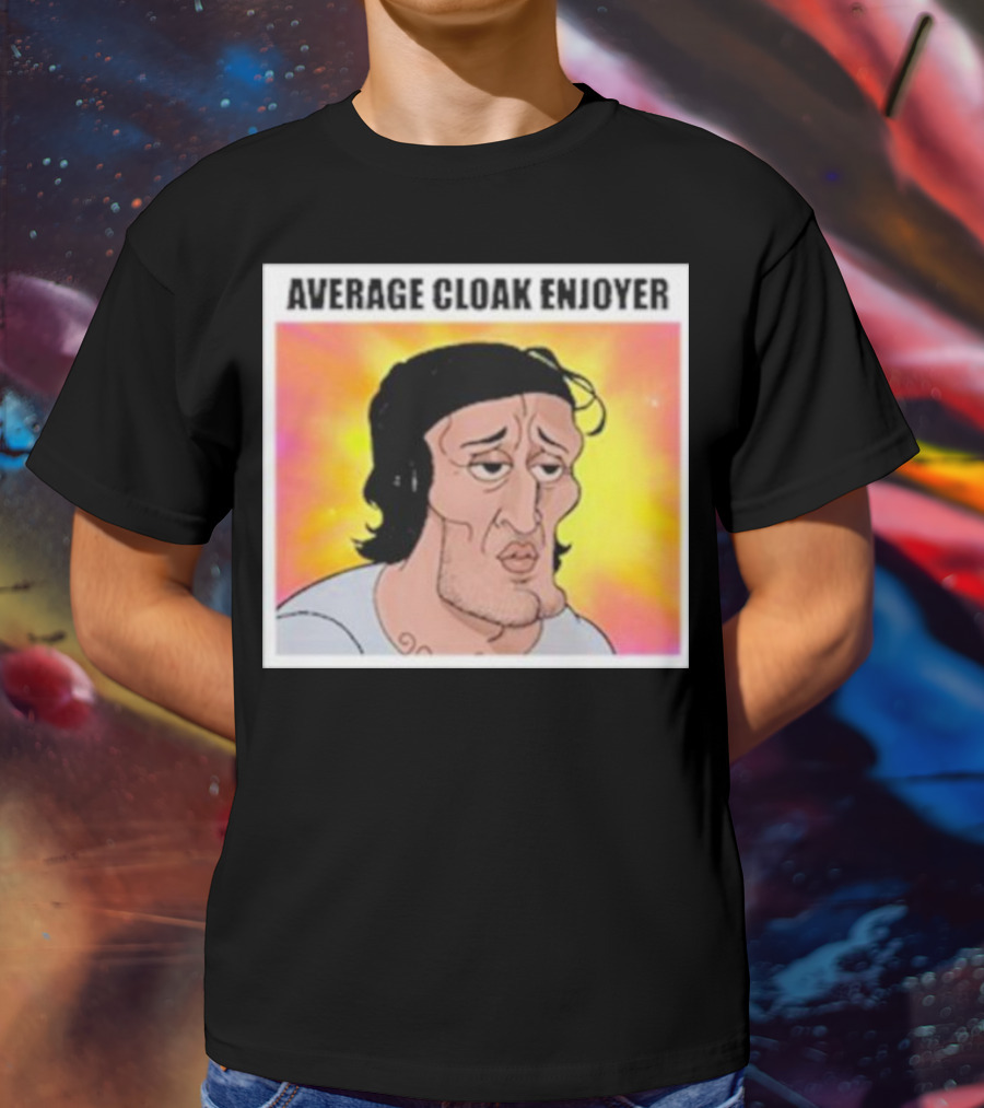 Average Cloak Enjoyer Parody Meme Comic T-Shirt