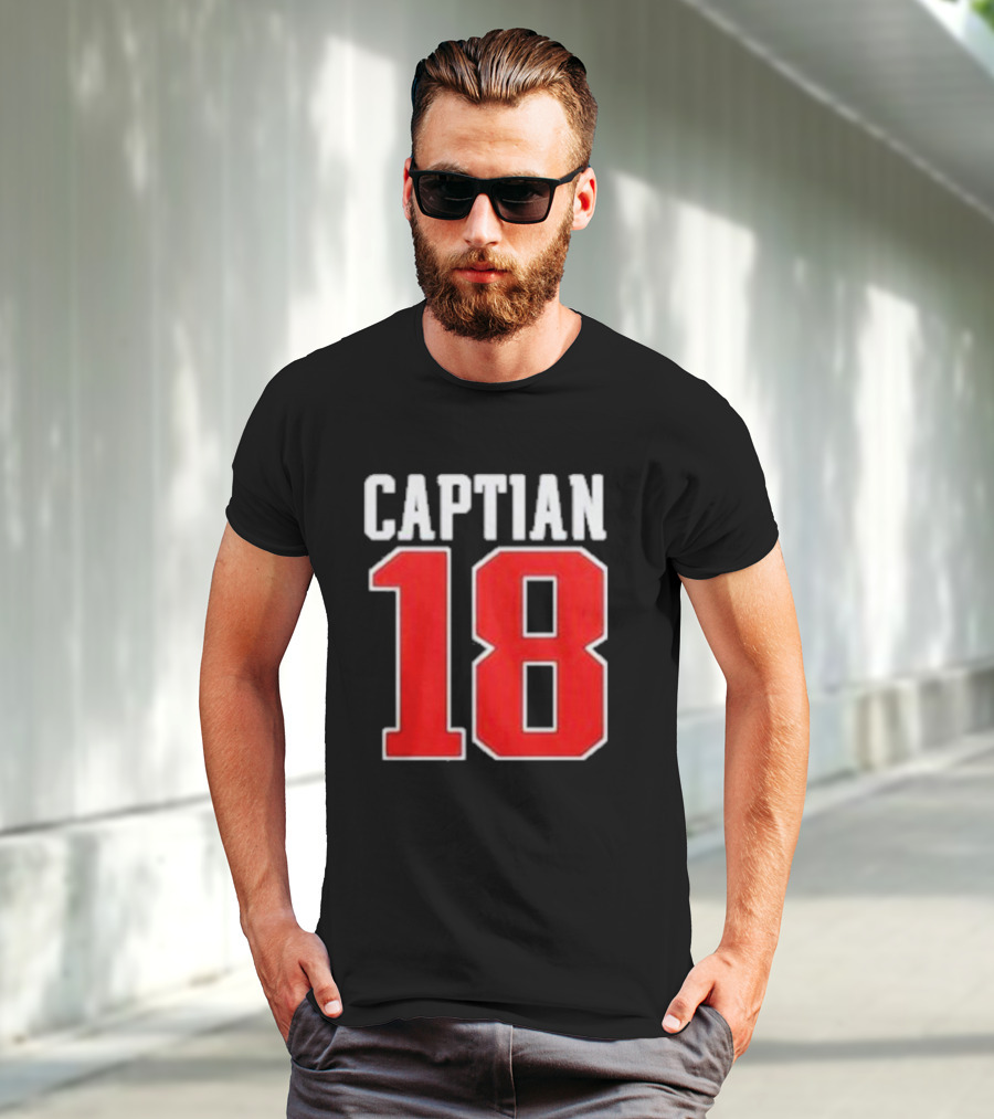 Captain 18 The Patriots Coach T-Shirt
