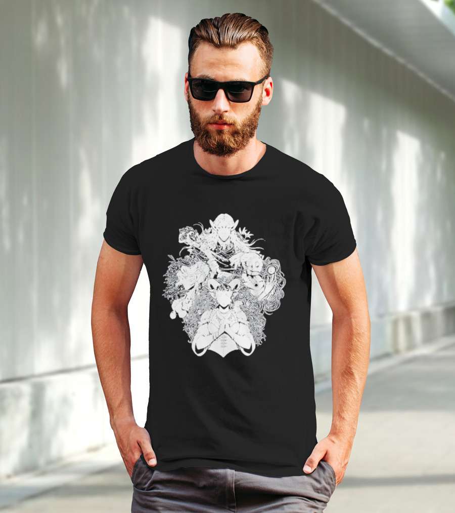 Critical Role Healing Party Characters T-Shirt